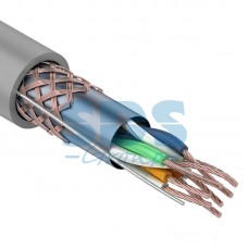 Кабель SFTP 4PR 24AWG CAT5e 305м STRANDED REXANT